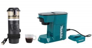 Battery powered, portable coffee makers from Coleman, Makita and Walshen
