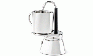 The GSI Outdoors coffee maker is ver compact.